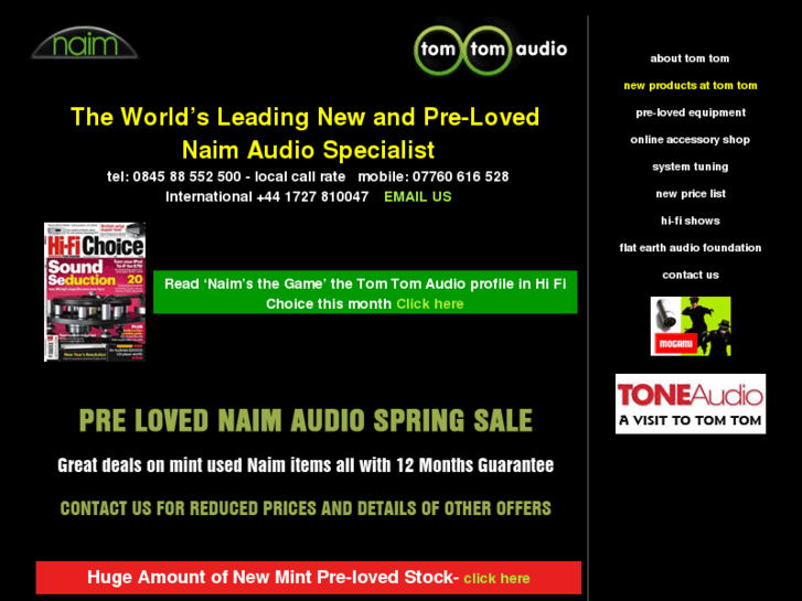 www.tomtomaudio.co.uk