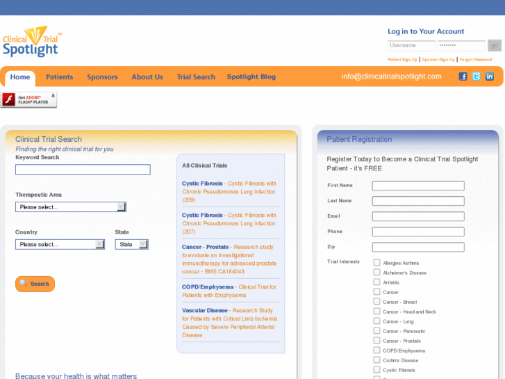 www.clinicaltrialspotlight.com