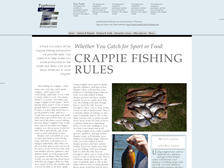 www.crappie.info