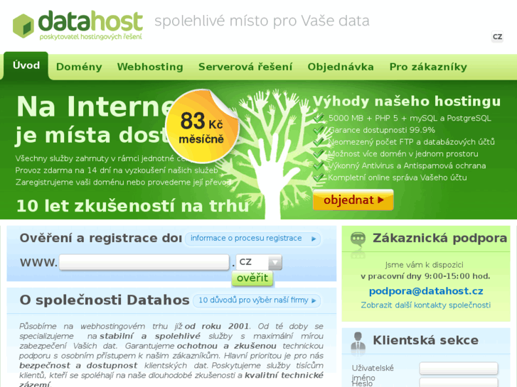 www.datahost.cz