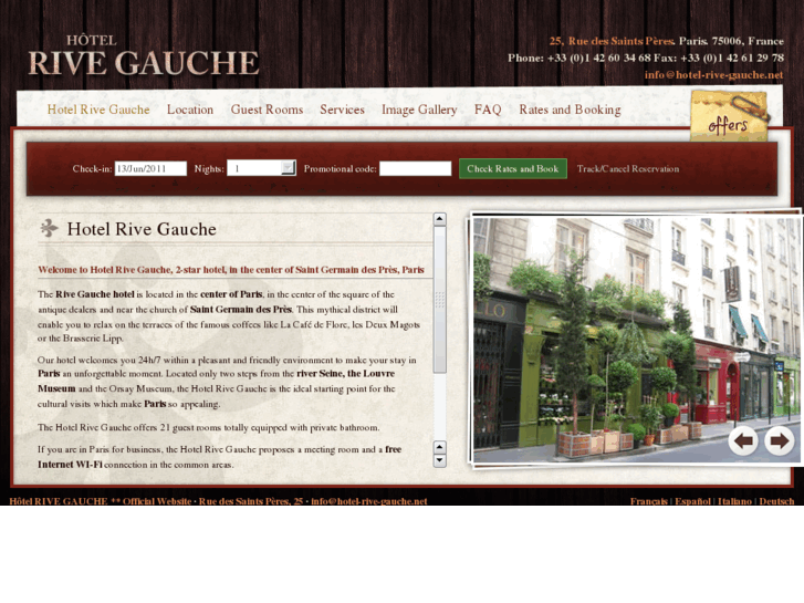 www.hotel-rive-gauche.net