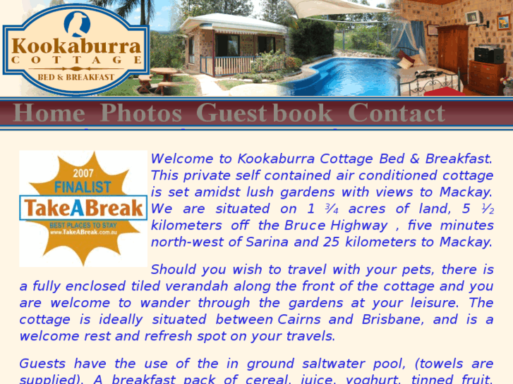 www.kookaburracottagebnb.com