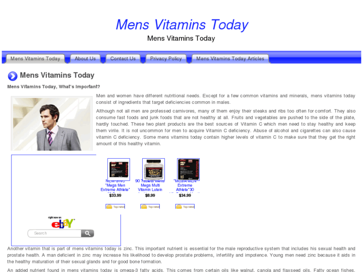 www.mensvitaminstoday.com