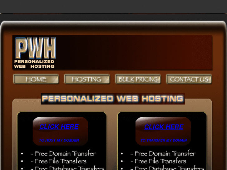 www.personalizedwebhosting.com