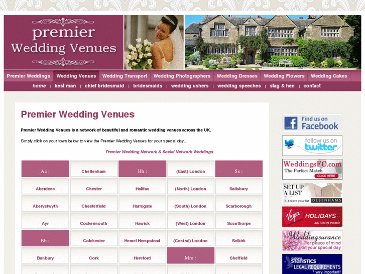 www.premierweddingvenues.co.uk