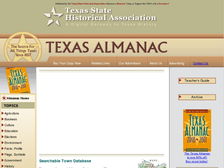 www.texasalmanac.net