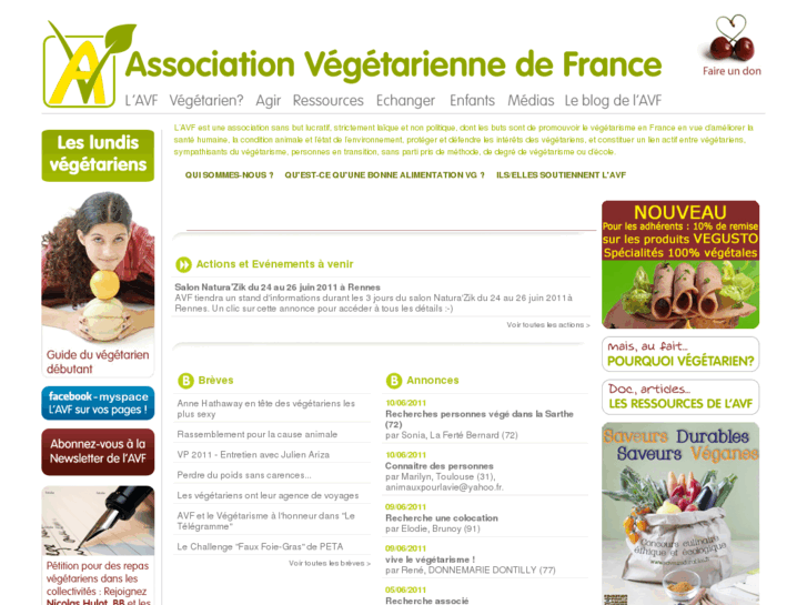 www.vegetarisme.fr