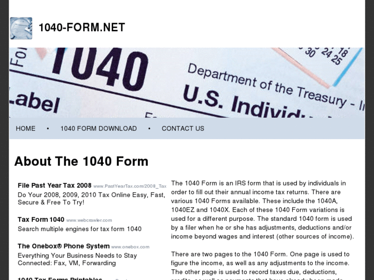 www.1040-form.net