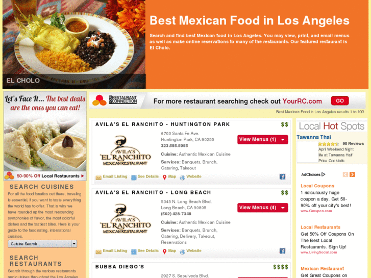 www.bestmexicanfoodinlosangeles.com