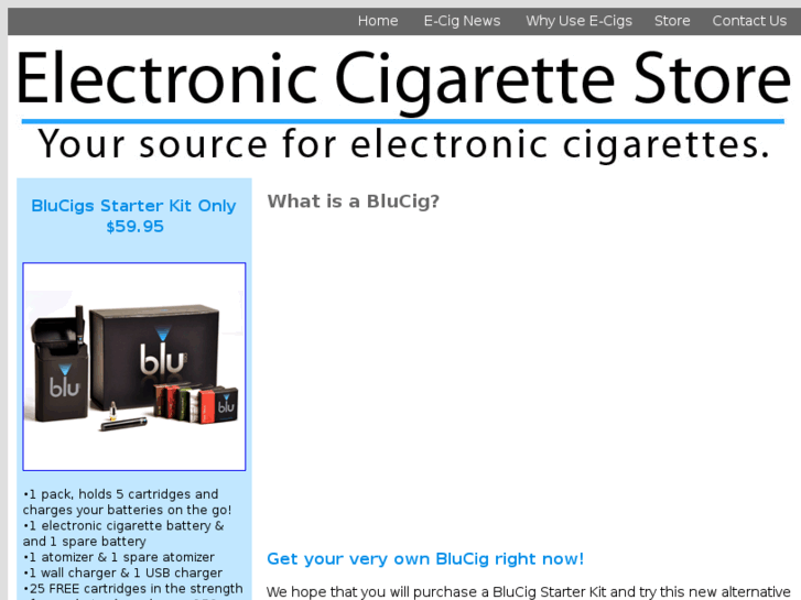 www.electriccigarettesstore.com