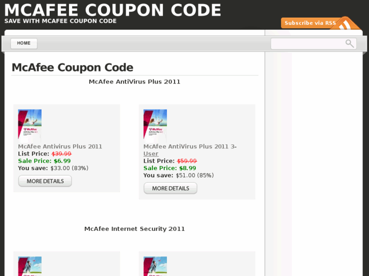 www.mcafeecouponcode.com