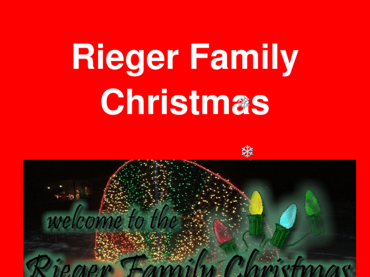 www.riegerchristmas.com