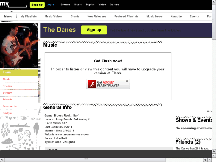 www.thedanesmusic.com