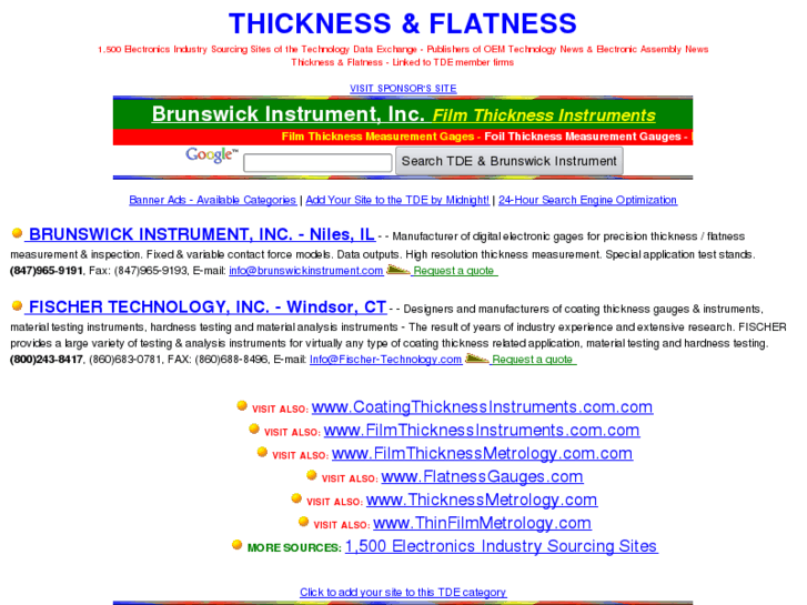 www.thicknessandflatness.com