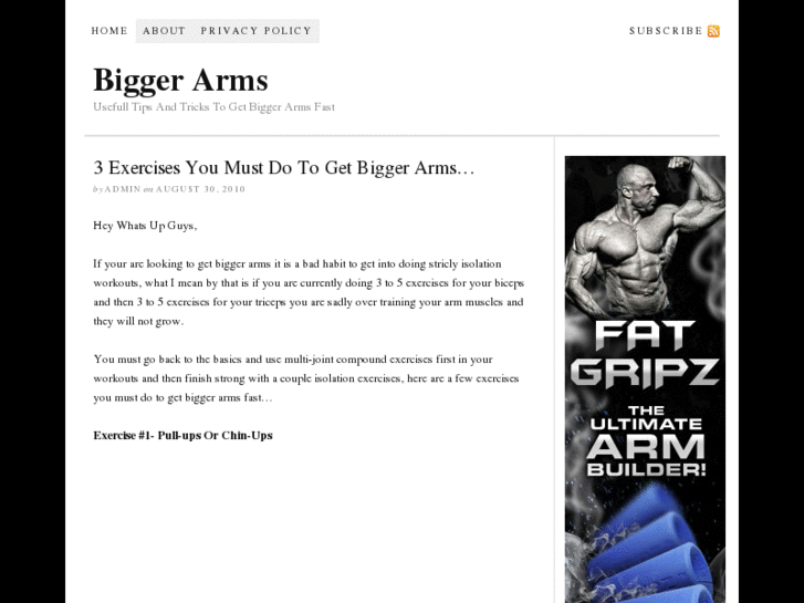 www.biggerarms.org