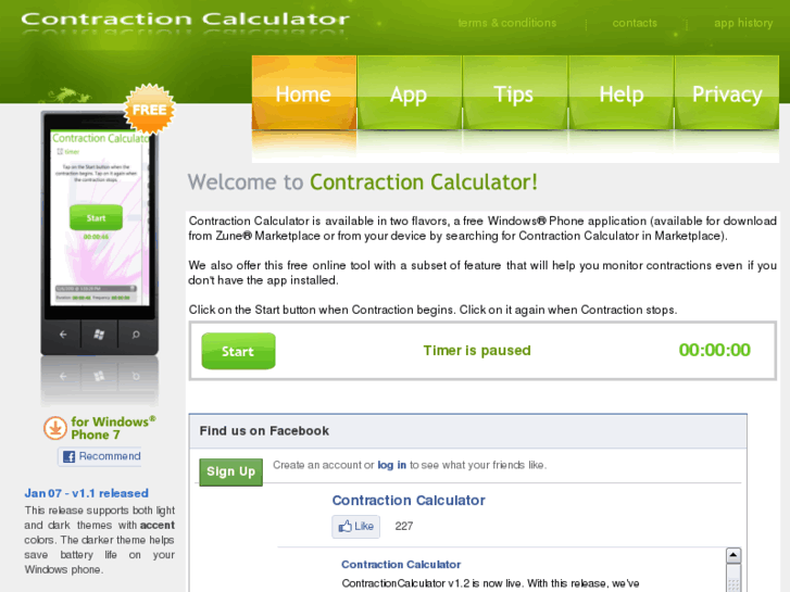 www.contractioncalculator.com