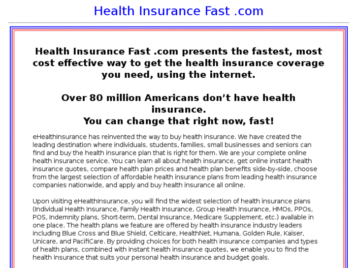 www.healthinsurancefast.com