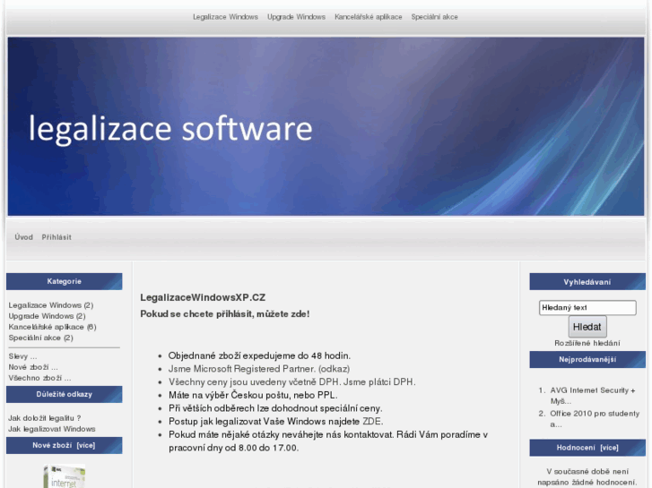 www.legalizacewindowsxp.cz