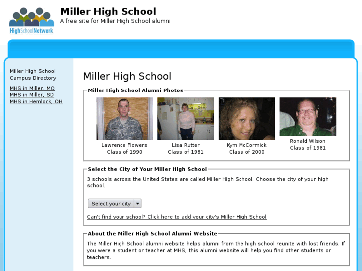 www.millerhighschool.org