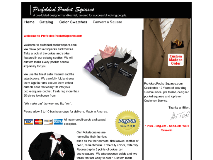 www.prefoldedpocketsquares.com