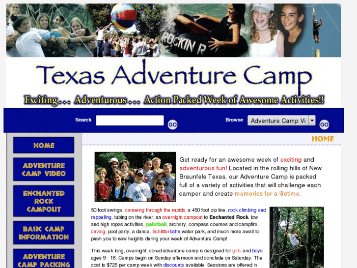 www.texasadventurecamp.net