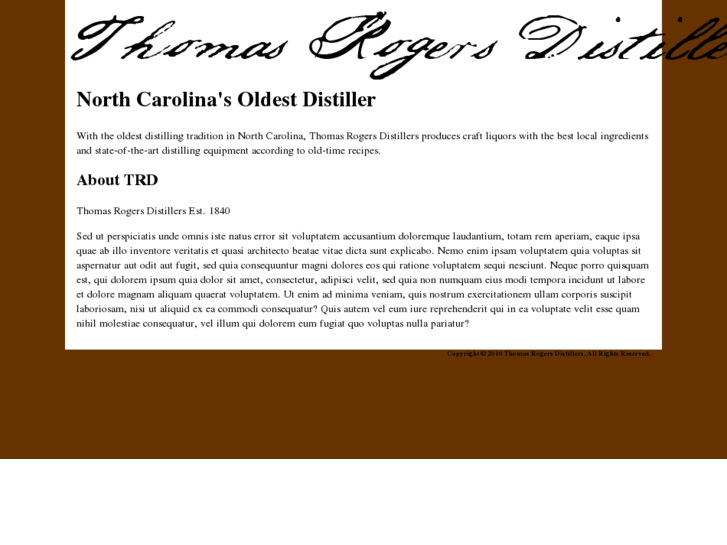 www.thomasrogersdistillers.com