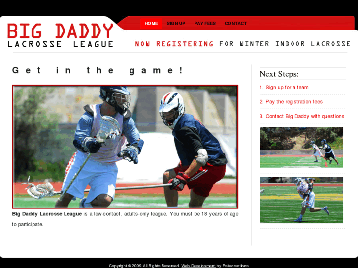 www.bigdaddylacrosseleague.com