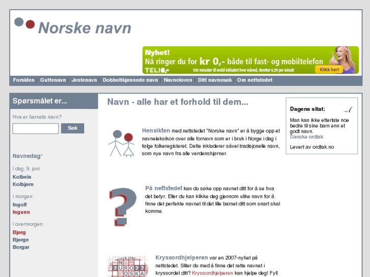 www.norskenavn.no