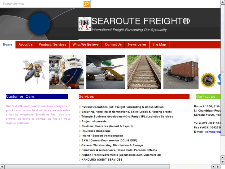 www.searoutefreight.net