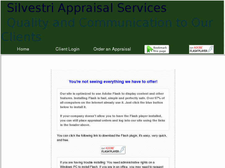 www.silvestriappraisalservices.com