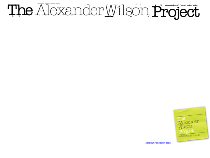 www.thealexanderwilsonproject.com