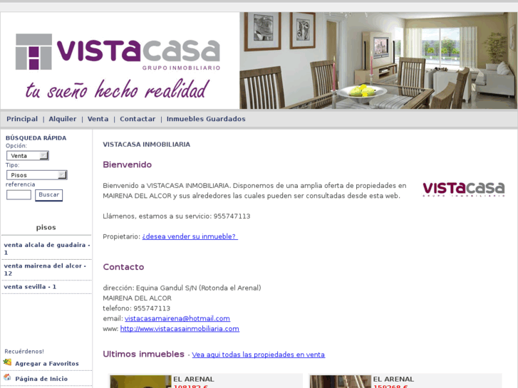 www.vistacasainmobiliaria.com