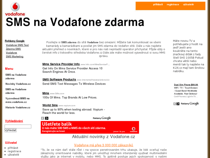 www.vodafone-sms.cz
