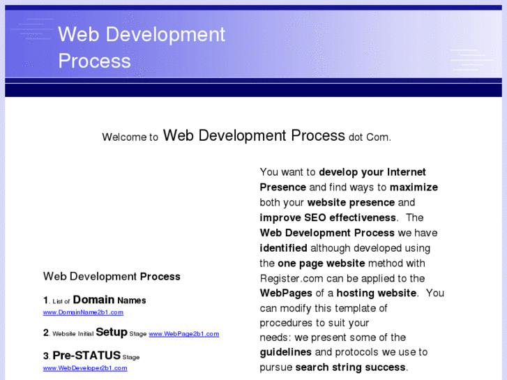 www.webdevelopmentprocess.com