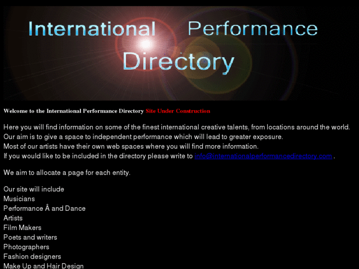 www.internationalperformancedirectory.com