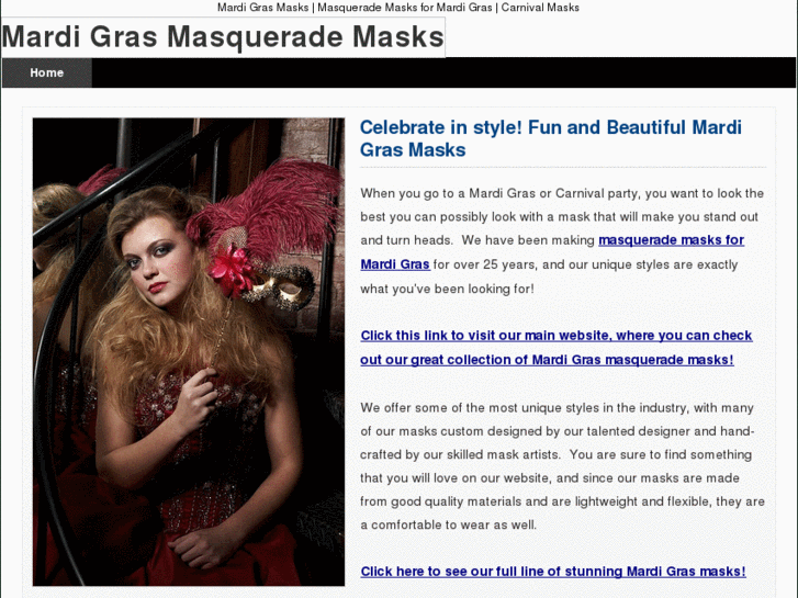 www.mardigrasmasquerademasks.com