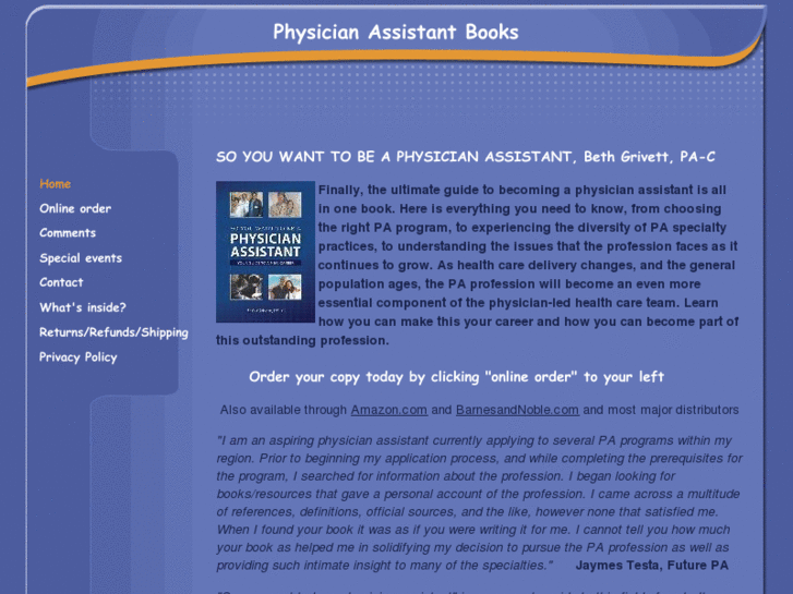 www.physicianassistantbooks.com