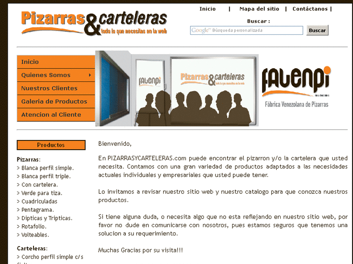 www.pizarrasycarteleras.com