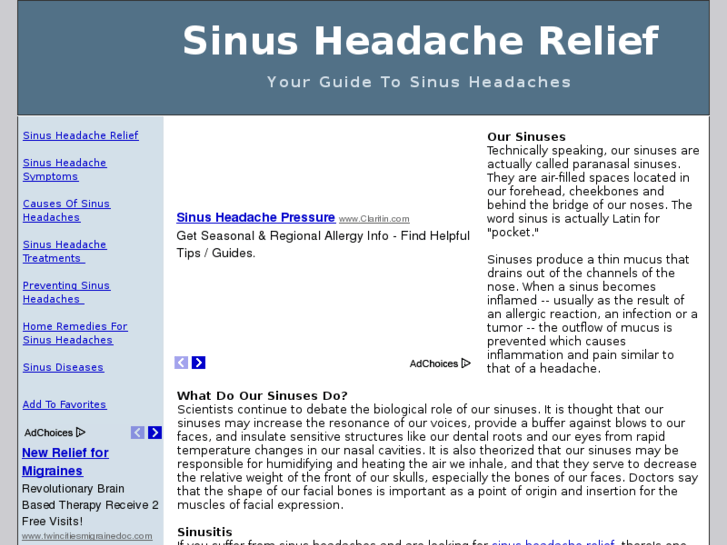 www.sinusheadacherelief.net