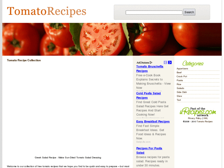 www.tomatorecipes.org