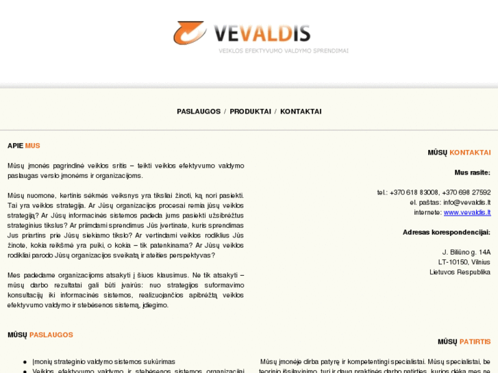 www.vevaldis.lt