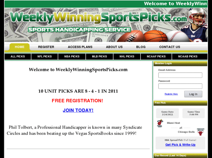 www.weeklywinningsportspicks.com