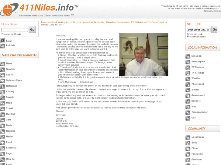 www.411niles.info