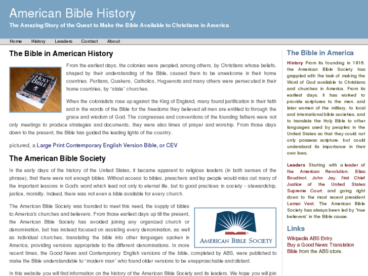 www.americanbiblehistory.com