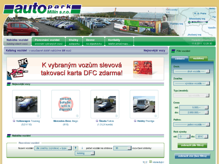 www.autoparkmilin.cz