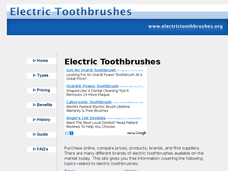 www.electrictoothbrushes.org