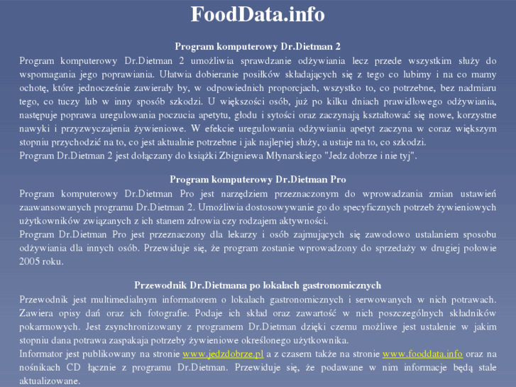 www.fooddata.info