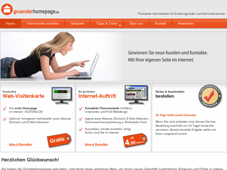 www.gruenderhomepage.de