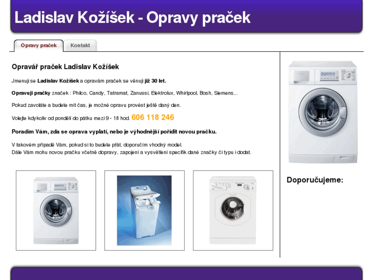 www.opravy-pracek.cz