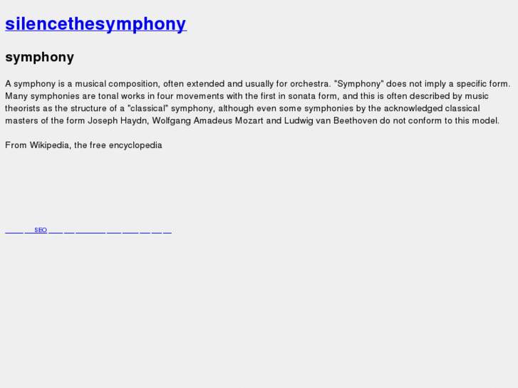 www.silencethesymphony.com